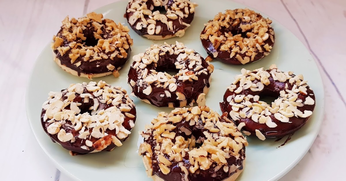 Blog de inspiración vegana: Donuts veganos al horno con cobertura de chocolate