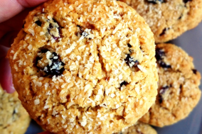 En clave veggie - Recetas veganas de diario: Galletas veganas de coco y arándanos